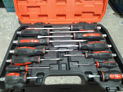 SL + PH 12PC Go Through Screwdriver Set