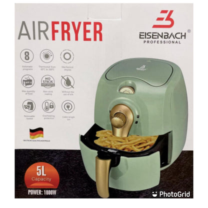 Eisenbach hot air fryer without oil 5L green