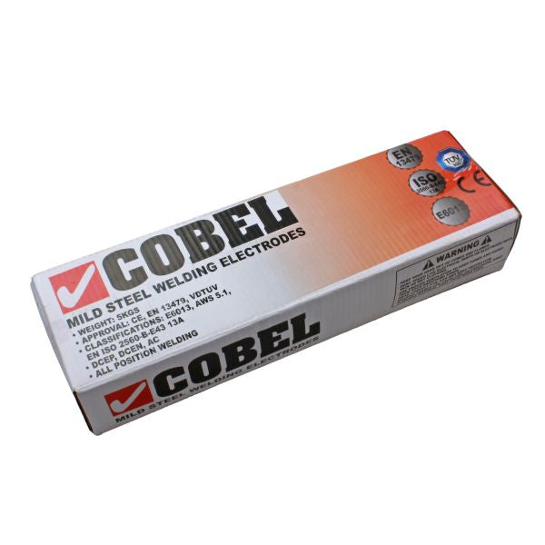 Electrozi de sudare COBEL 2,0 mm din oțel moale – E6013 5 kg Cutie 9160