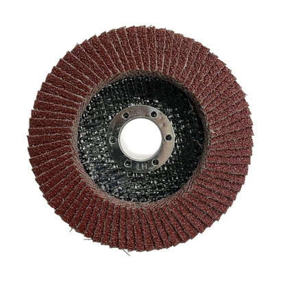 FLAP DISCS 40 GRIT OXIDE - 115 X 22.2MM Pack of 10