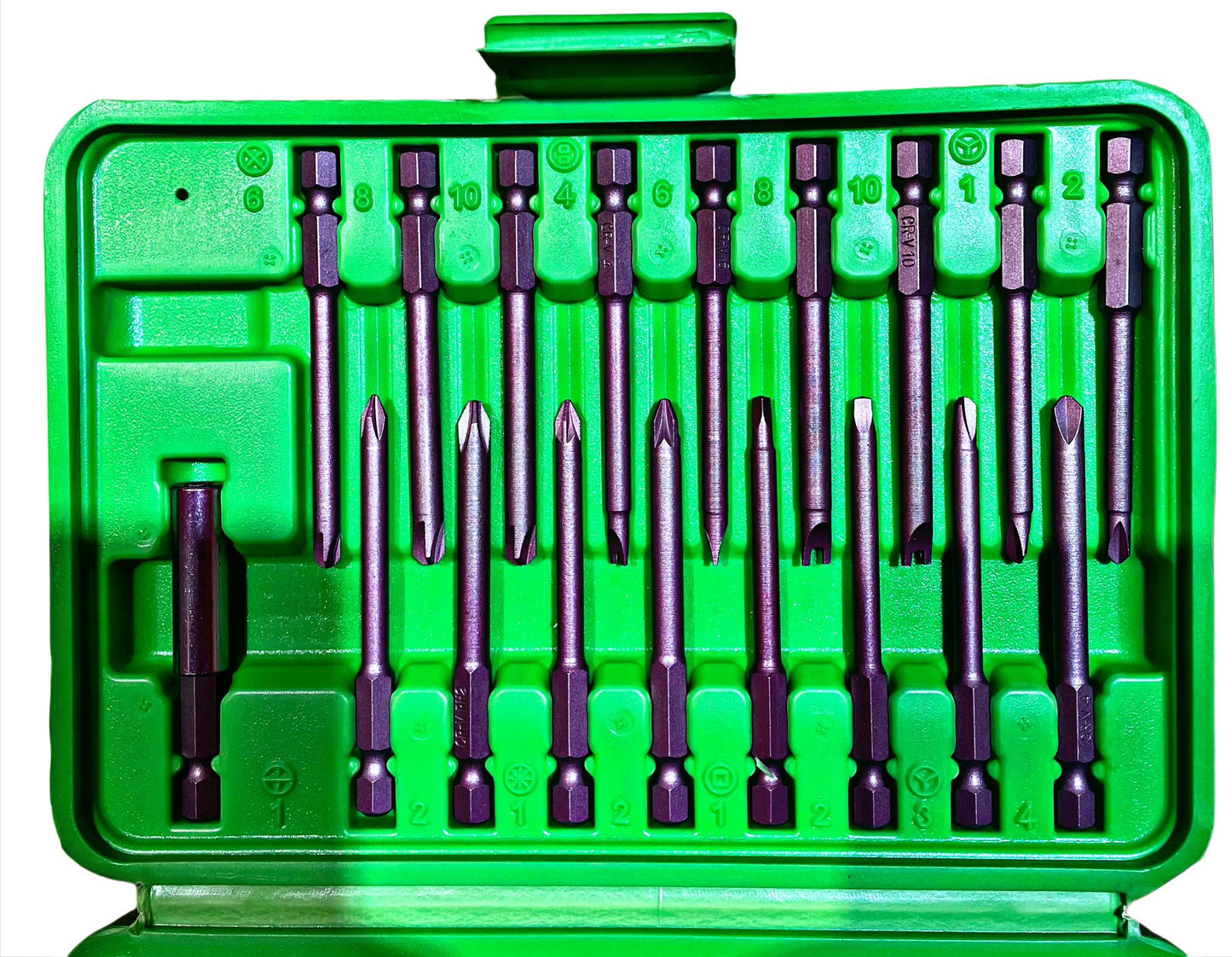 Set de bucăți de siguranță extra lung de 50 buc, Torx, Tamper, Hex, Spline