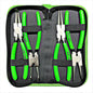 4pc 9″ Ni-Fe Finish Circlip Pliers Set In Zip Case