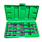 7pc 3/8"dr 110mm Long Spline Bit Socket Set 4 - 10mm