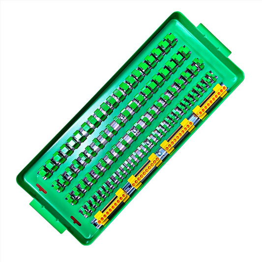 110pc 1/4" 3/8" 1/2"  Socket Storage Tray Rack