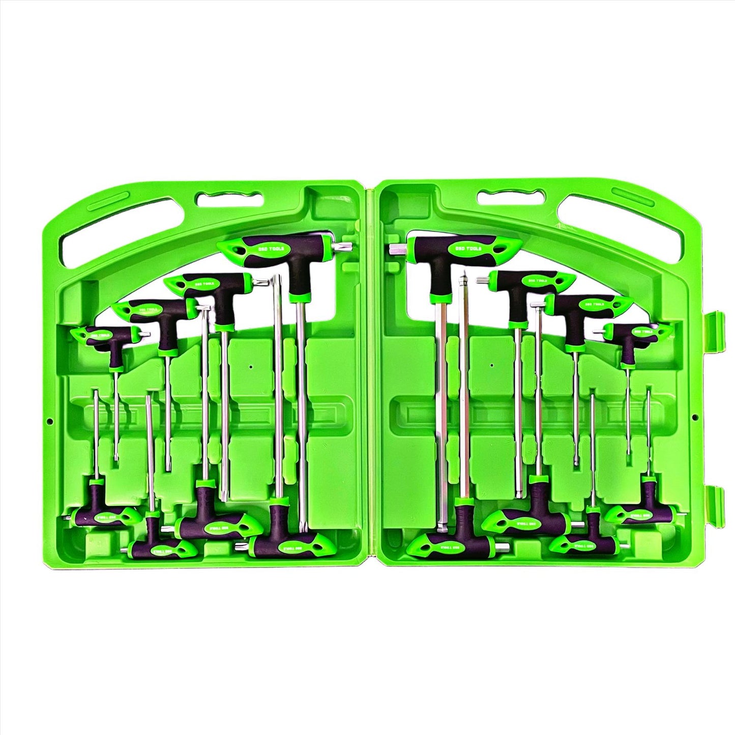 16 Piece T Handle Ball End Hex & Torx Key Set