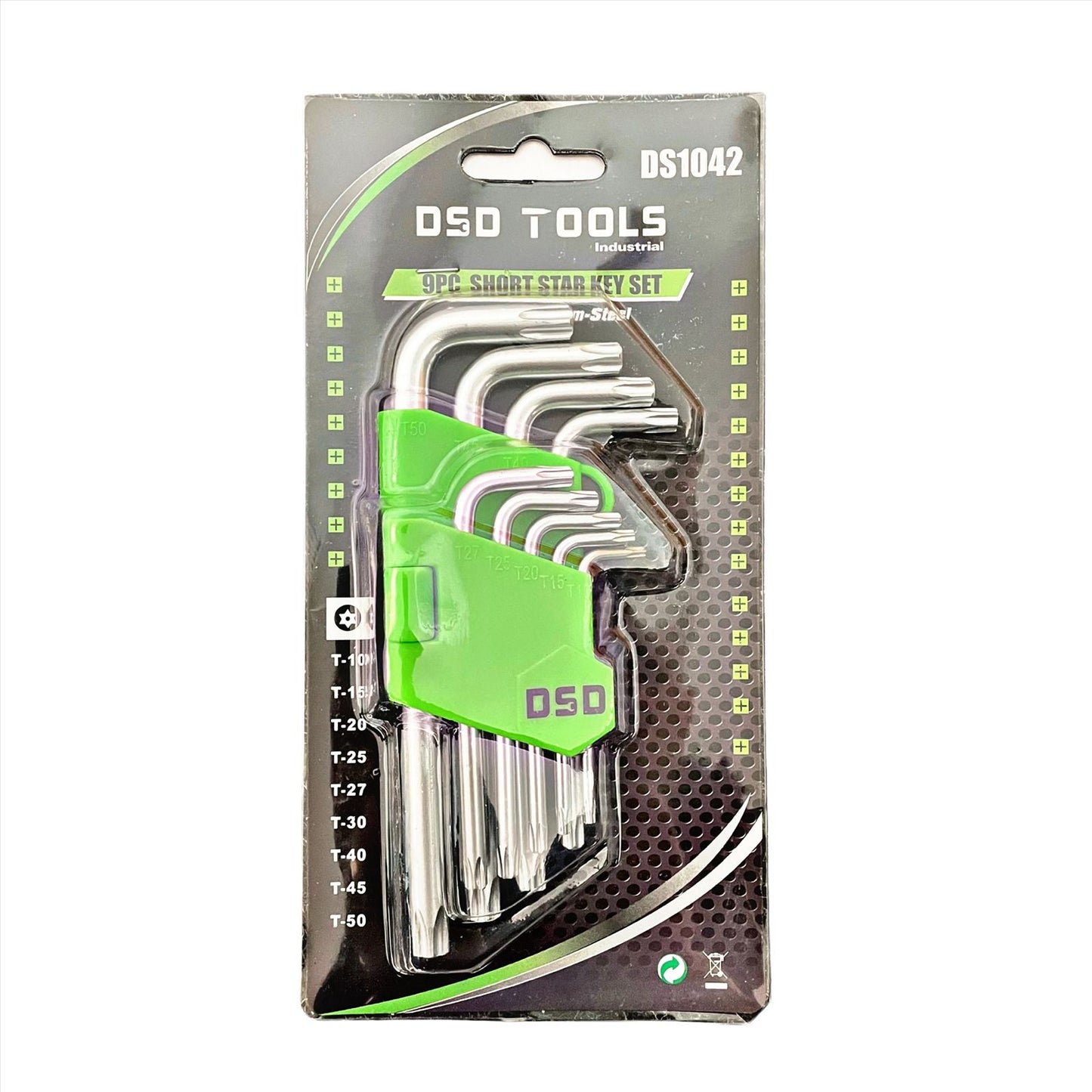 9PC Short Ball Allen Hex Key Set 1.5 - 10mm