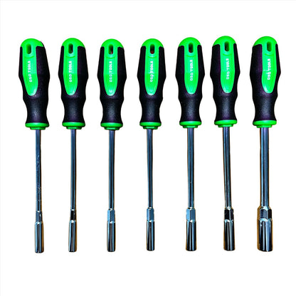 7 Pc Nut Driver Spinner Screwdriver Set Sizes 5,6,7,8,9,10,13mm