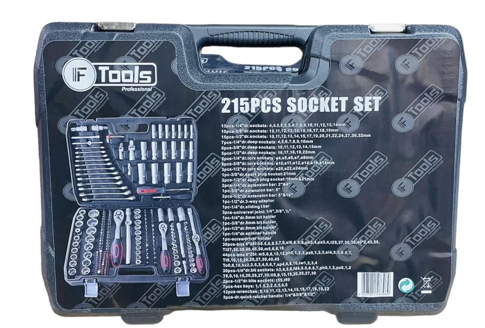 Set prize - Trusă de scule - 215 bucăți IFTOOLS