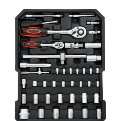 599pcs Tools box with carry suitcase with ratchet set