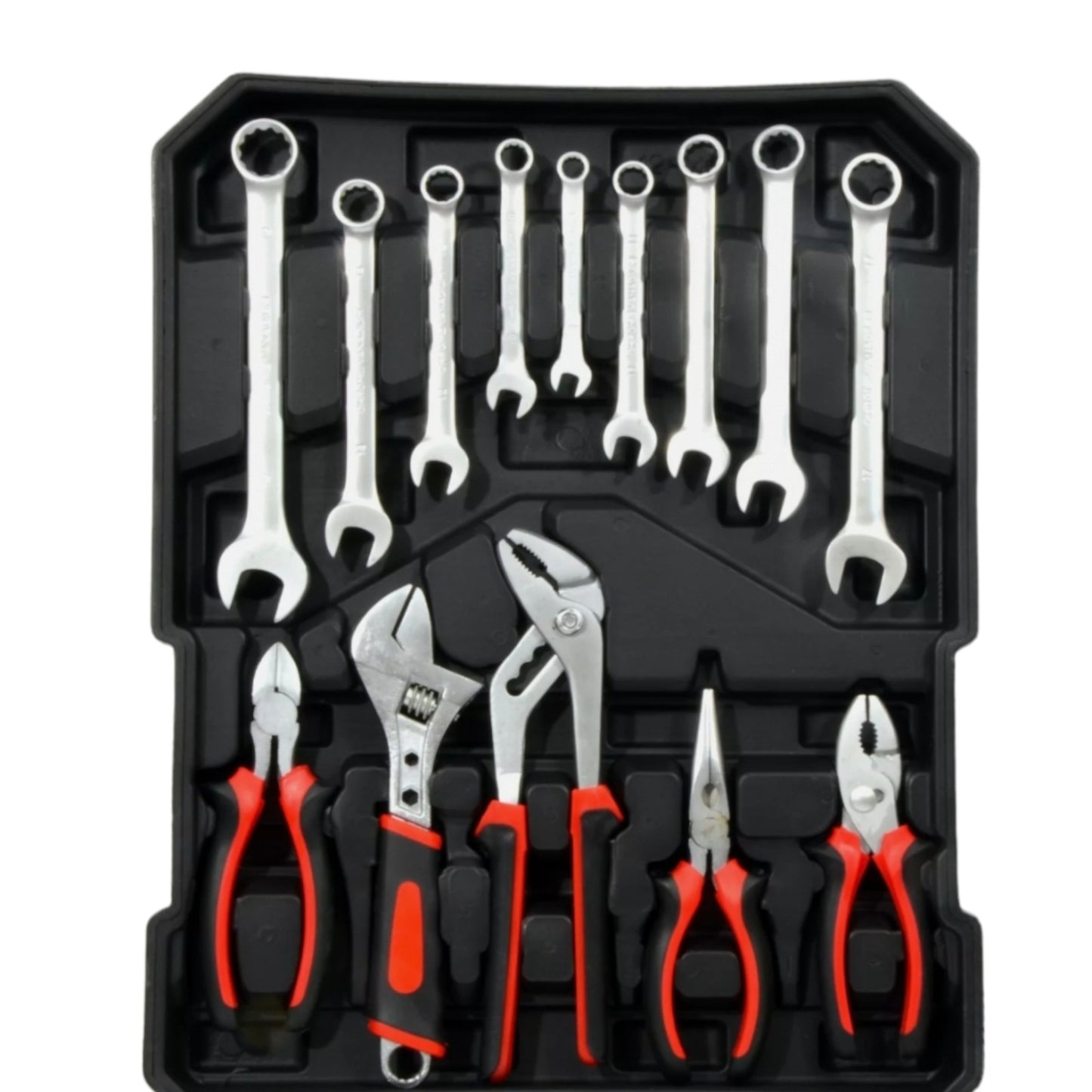 599pcs Tools box with carry suitcase with ratchet set