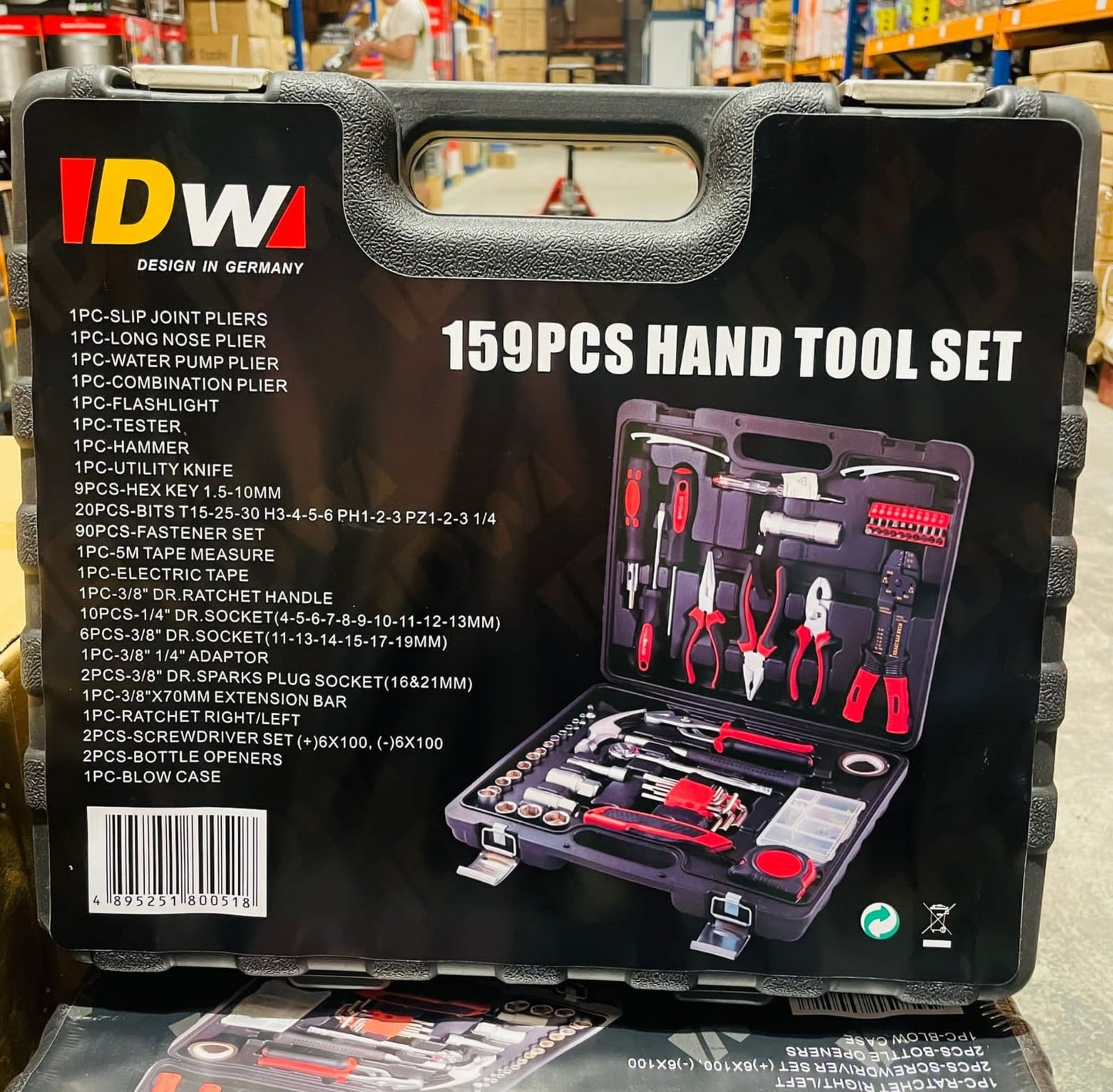 159pcs hand tool set