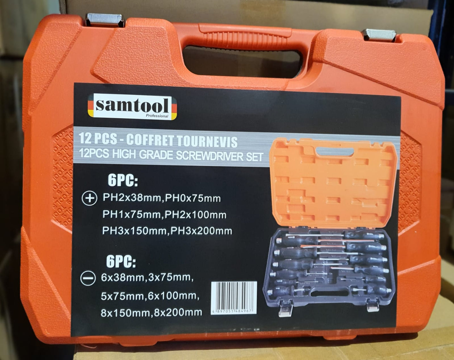 SL + PH 12PC Go Through Screwdriver Set