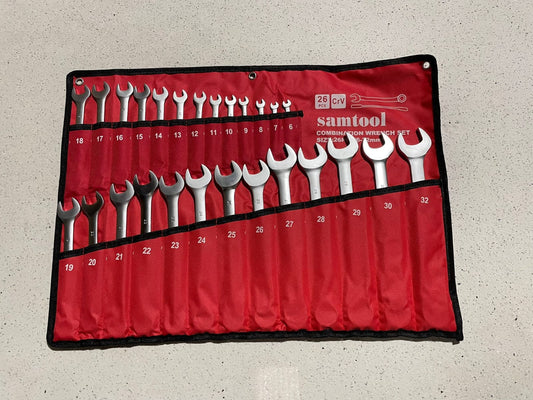 26Pcs Spanner wrench Set Drop Forged Garage Tools