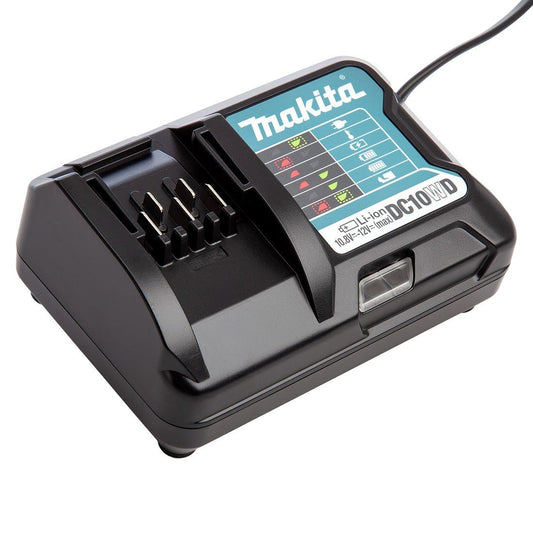 MAKITA DC10WD 10.8V / 12V MAX CXT SLIDE LITHIUM-ION BATTERY CHARGER