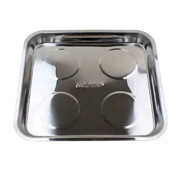 US PRO Jumbo Magnetic Stainless Steel Parts Tray 10.5 x 11.5"