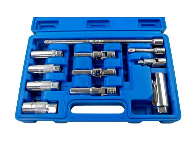 11pc 3/8" DR Glowplug Sparkplug & Sensor Socket Set