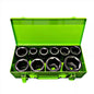 10PC 1" DR 6PT Deep Impact Sockets Metric 22 - 50MM