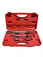 3pc Fixed Extendable Ratchet Set 1/4", 3/8" & 1/2" Drives