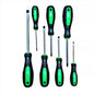 7PC Soft Grip Screwdriver Set- Pozi & Slotted