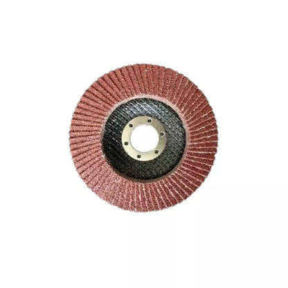 VEWERK Pack of 10 Flap Discs 60 Grit Oxide (115mm X 22.2mm) Flat Wheel Sanding