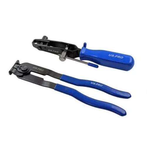 US PRO Tools CV Clamp Tool and CV Joint Boot Clamp Pliers Set