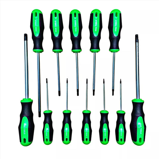 10 Piece Screwdriver Set Phillips & Slotted With Magnetic Tip