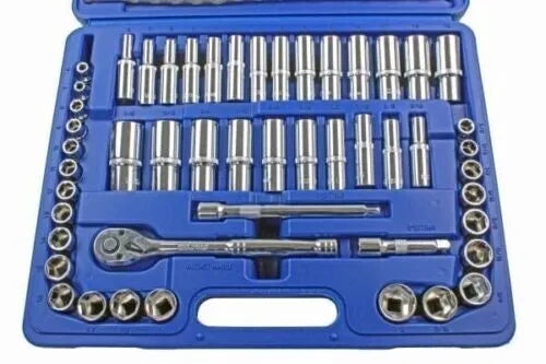 6PT SOCKET SET METRIC US PRO Tools 50PC 3/8" DR