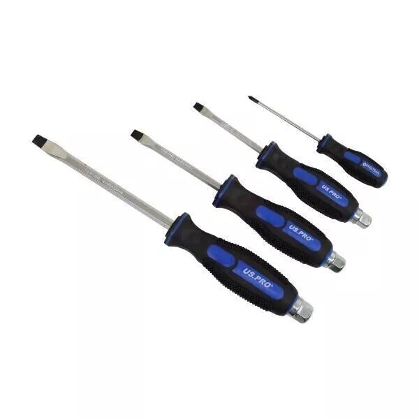 10 Piece Screwdriver Set Phillips & Slotted Tools