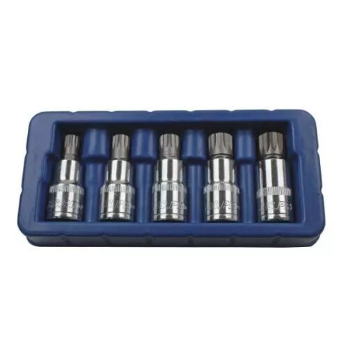 US PRO  1/2 inch Triple Square Socket Bit Set - 5 Piece