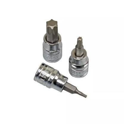 Set de prize Torx/Star Bit 10 buc 3/8 dr 48 mm (L) T10 LA T55