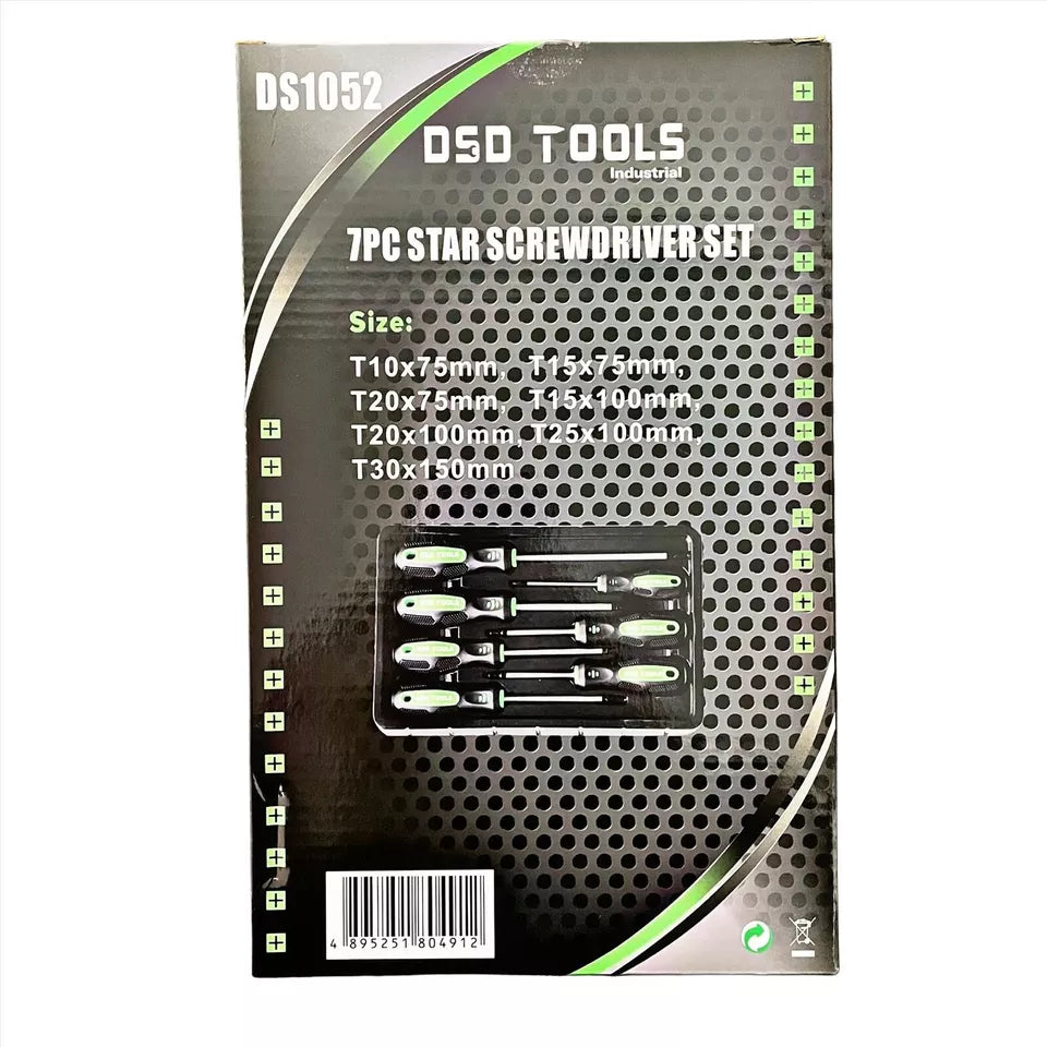 Screwdriver Set 7pc Star Tool Set T10-T30