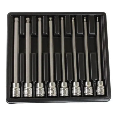 8pc 3/8" Long Ball End Hex Allen Bit Key Sockets 3mm - 10mm