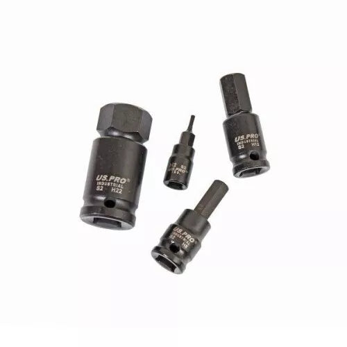 US PRO INDUSTRIAL Set de 17 bucăți hexagonal de impact - 1/4" 3/8" 1/2" Drives 2 - 22m 